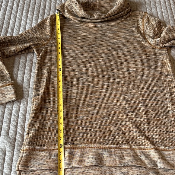 Natural Reflections Tan Cowl Neck Sweater - Picture 6 of 6